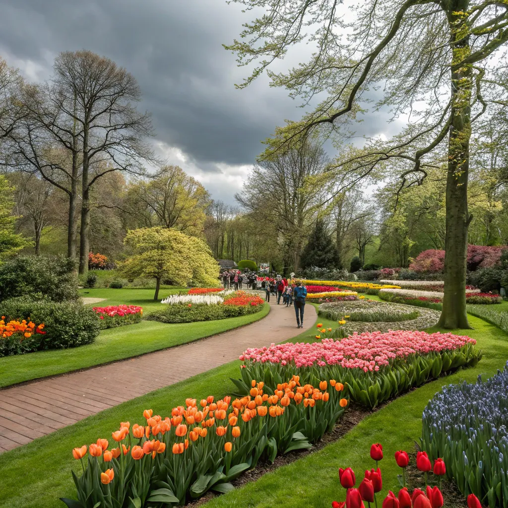 Keukenhof Gardens in full bloom